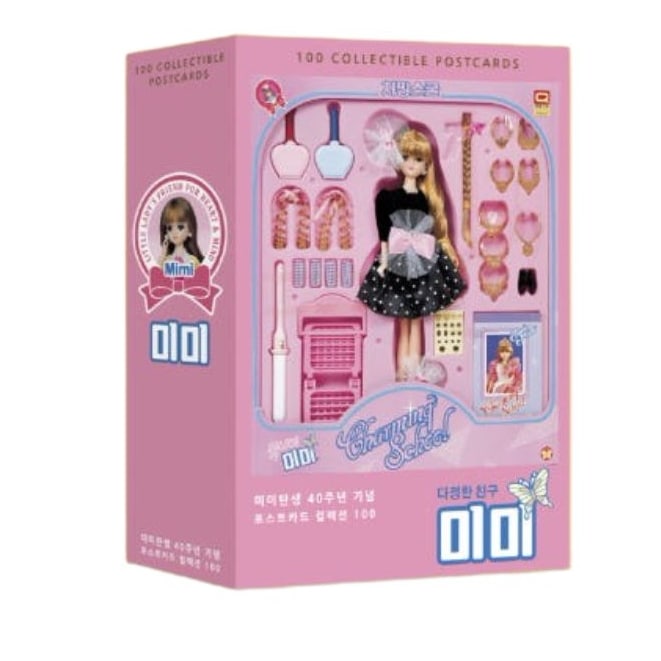 ミミワールド40周年アニバーサリー！韓国限定 ポストカードブック100