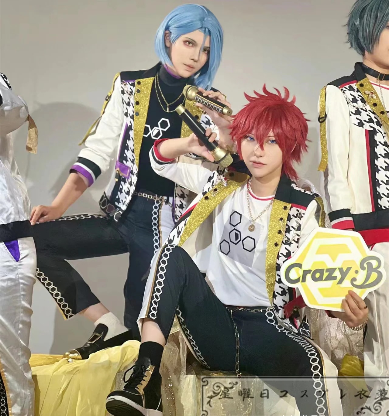 ES あんさんぶるスターズ ユニットソングCD Crazy:B HIMERU 天城 燐音 桜河こはく 椎名 ニキ コスプレ衣装 コスチューム イベント