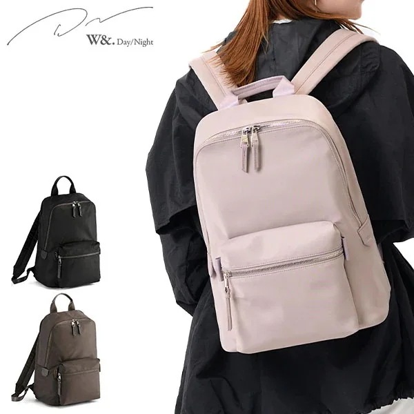 リュック レディース 小さめ おしゃれ 通勤 旅行 軽量 きれいめ 大人かわいい カジュアル A4 PC 13.3inch 17L Havn スリムリュック 15572 wsb