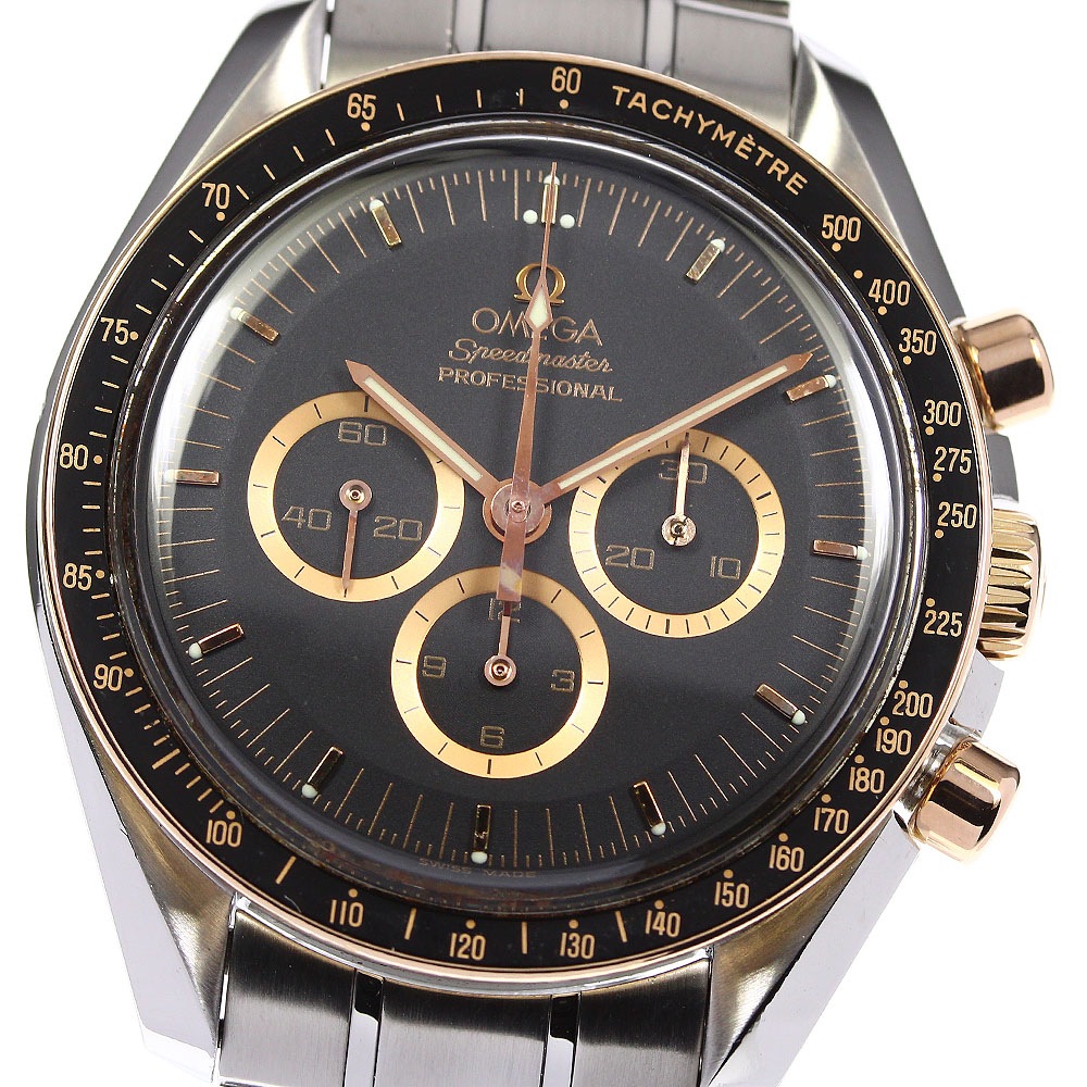 【OMEGA】オメガ スピードマスター アポロ15号 35周年記念モデル クロノグラフ 3366.51 手巻き メンズ_710730【中古】 406,845円