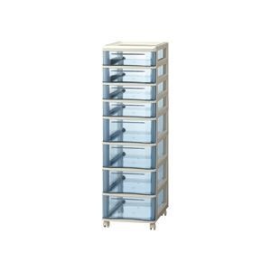 山田化学 スタックチェスト B4 浅型4段/深型4段 ダークブルー B4-C8 1台