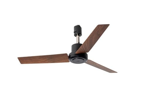 DUCT RAIL FAN DC PLUS 50 (BK×WOOD_BR) サーキュレーター ダクトレールファン レール専用 シーリングDCモーター 簡易リモコン付 ライティングレール用 オフィス 省
