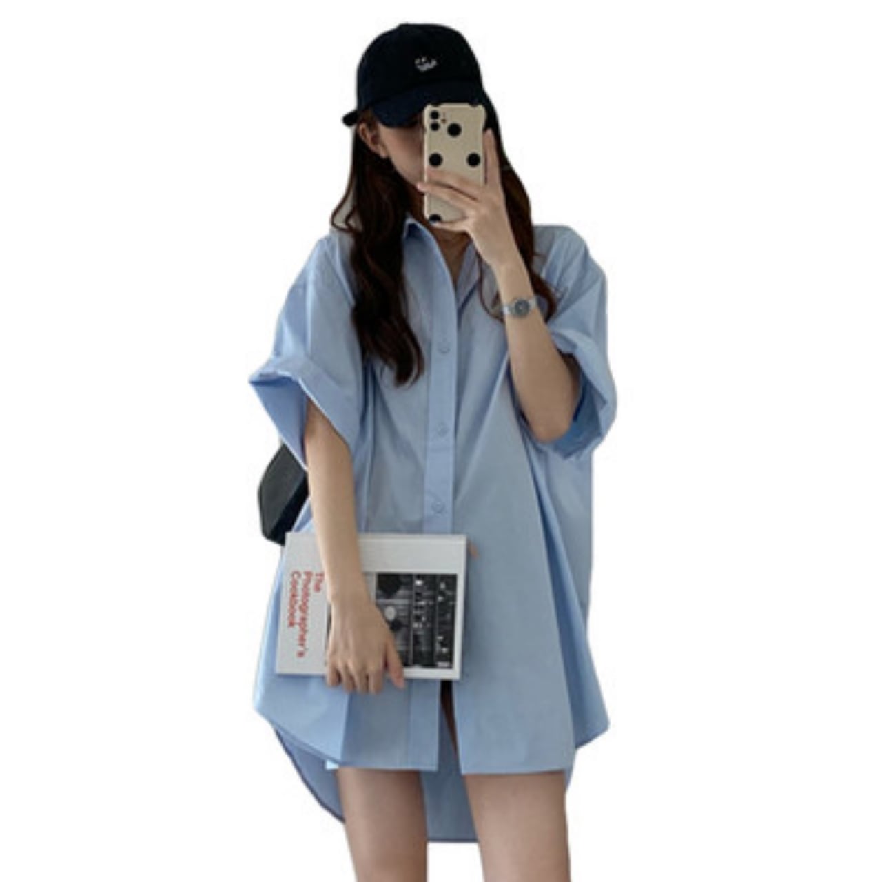 トップス シャツ カーディガン レディース ポロ襟 袖あり 襟あり ボタン ミディアム シングルブレスト ルーズ 無地 セクシー かわいい 大人可愛い きれいめ 大人 おしゃれ お洒落 大人女子