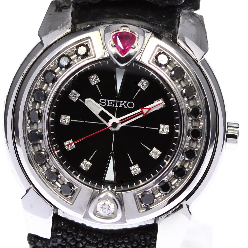 ベルト訳あり【SEIKO】セイコー エム ミメシス バーゼルワールド限定モデル ダイヤモンド SRXJ025/4J45-0AF0 クォーツ レディース_705665【中古】