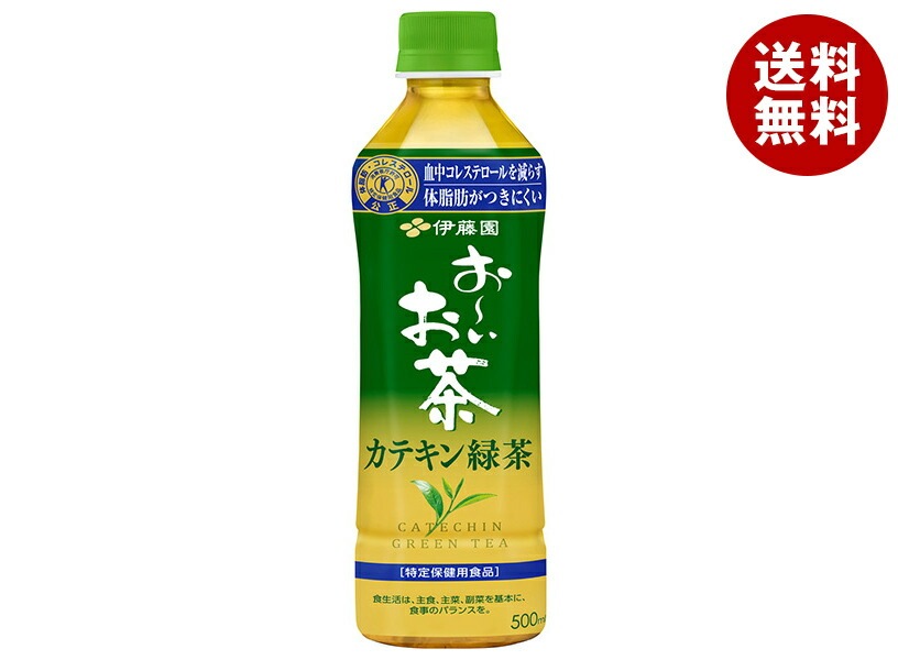 伊藤園 お～いお茶 カテキン緑茶【特定保健用食品 特保】 500mlPET＊24本入＊(2ケース)