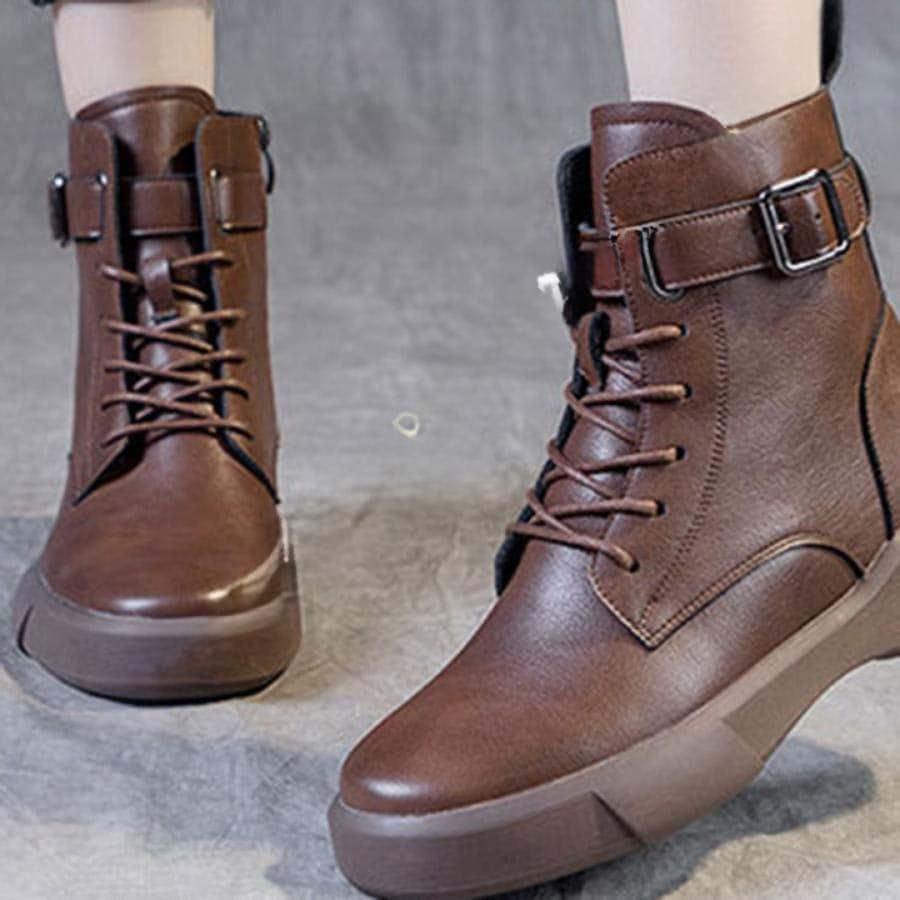 2025新品 数量限定 ハイカット ブーツ シューズ 編み上げブーツ ショートブーツ レディース 疲れない 厚底ソール 歩きやすい ローヒール ミドルブーツ ヒール4CM 春ブーツ 短納期