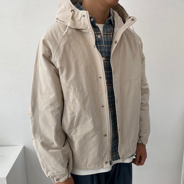 メンズラグランスリーブ配色ラウンドニットカーディガン OF-CA-Q012-クリーム 8,878円