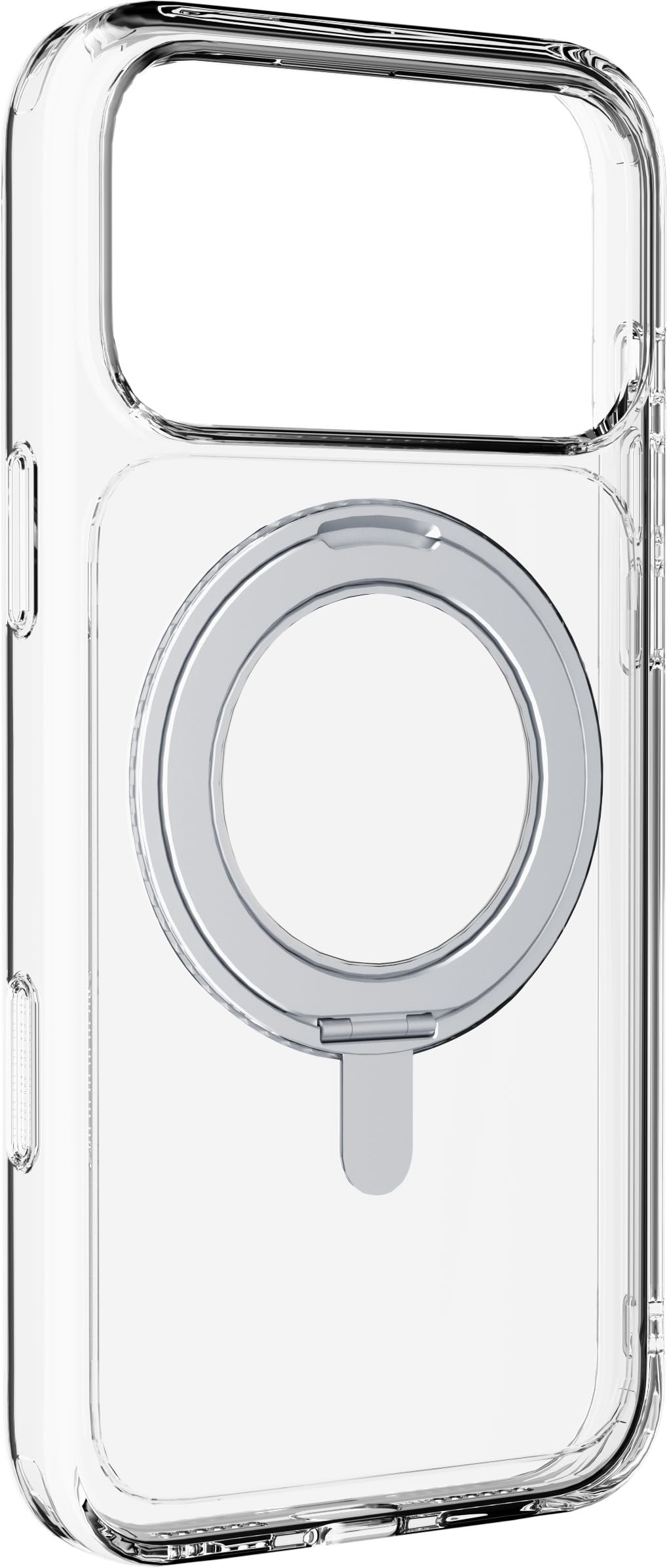 Cellularline クリア スマホケース (iPhone 17 Pro Max/クリア) MagSafe対応 スマホ スタンド 落下防止 カバー 透明 SPINMAGIPH iPhone17 P