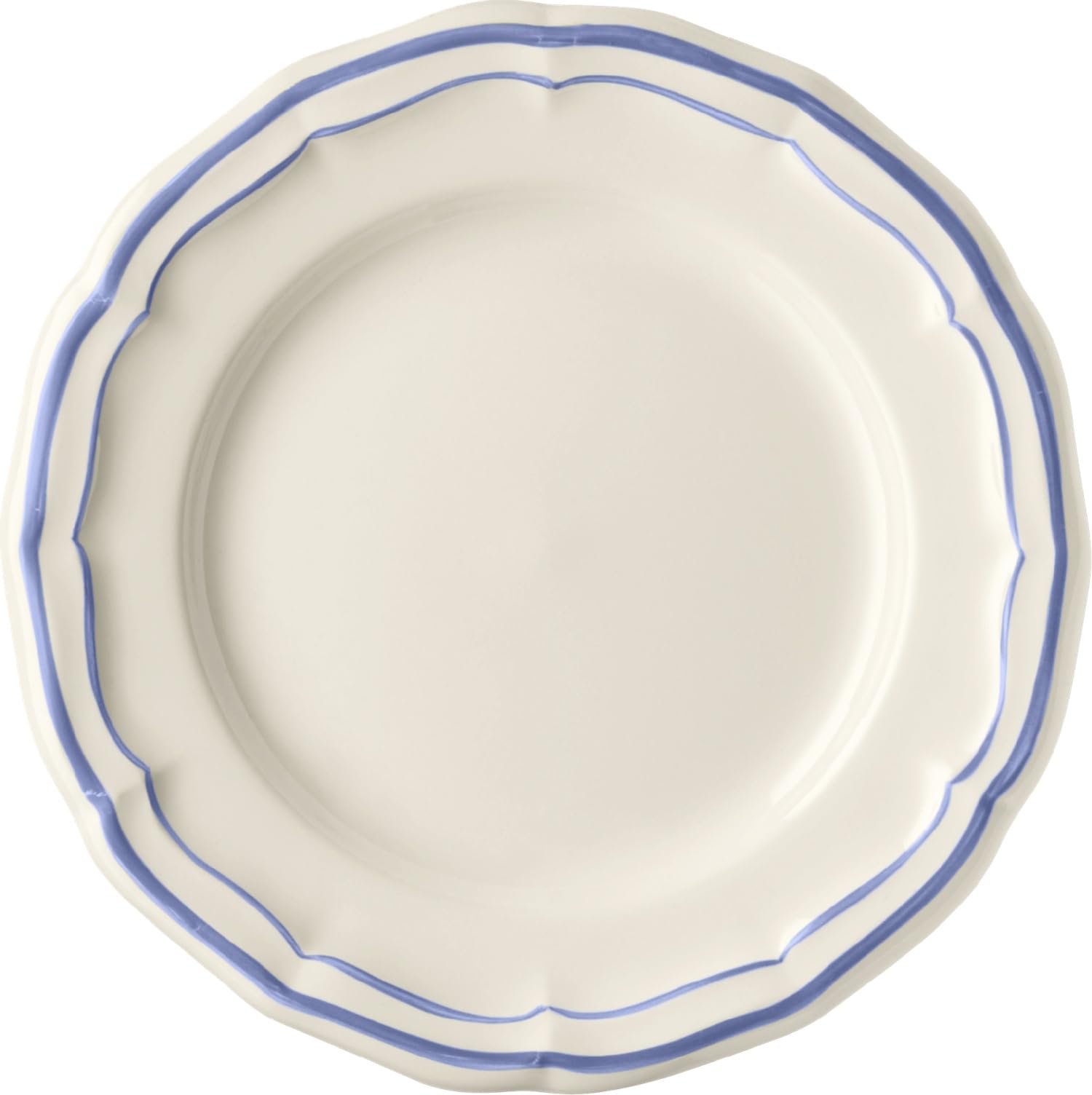 ジアン(GIEN) フィレブルー(Les Filets) 小皿 カナッペプレート 直径16.5×2cm 1540B6A5