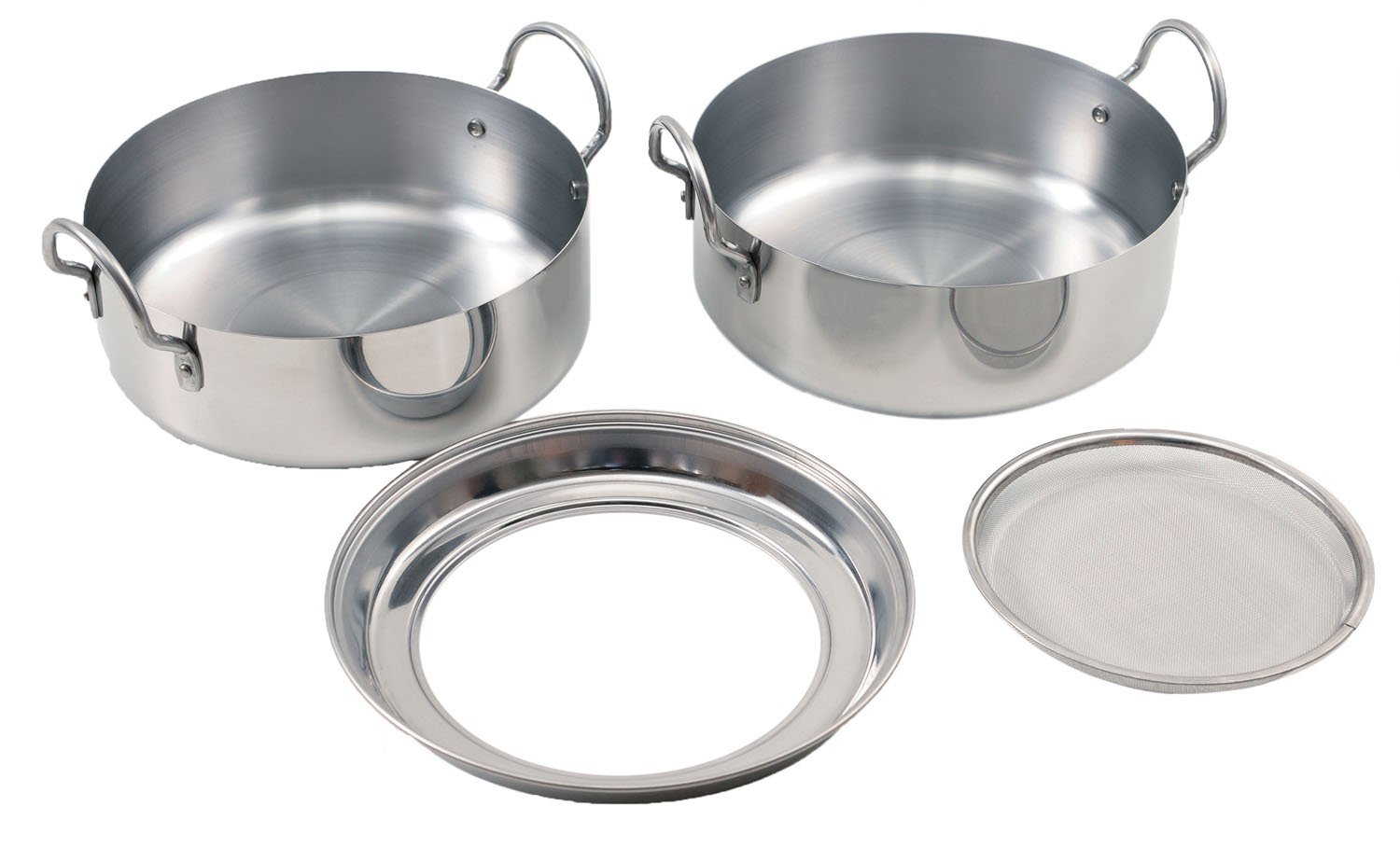 アーネスト 【日本製】 天ぷら鍋 (オイルポット) レギュラー (20) これ1台で揚げ物ができる ステンレス (油 ターン) 大手飲食店愛用ブランド A-76940