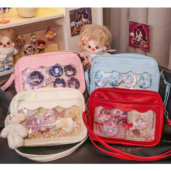 [入荷]バッグ 痛バッグ ブラック ブルー ピンク ホワイト レッド ショルダーバッグ 推し 推し活 オタ活 アレンジ ジャニオタ イベント お出かけ おそろい 4,494円