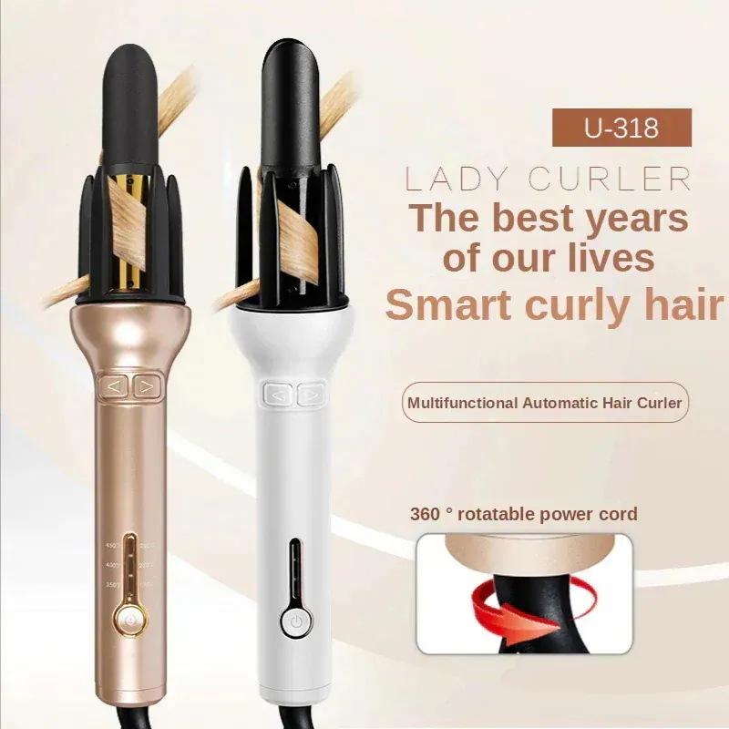 カーリングとローラー 自動巻き セラミック 自動巻き ヘアアイロン ファッション 旅行 携帯便利 新品両用ヘアアイロン ヘアケア