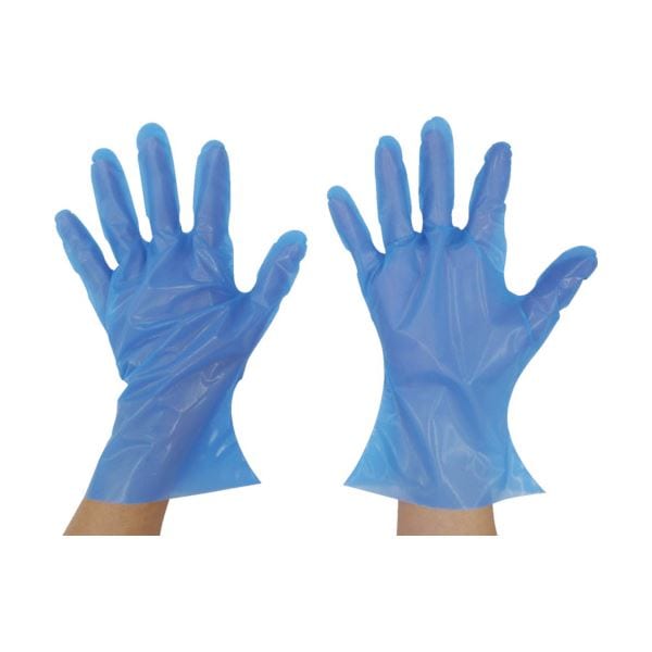 （まとめ） 東京パックマイジャストグローブエコノミー化粧箱S ブルー BMJEK-S 1箱（200枚） [x3セット]