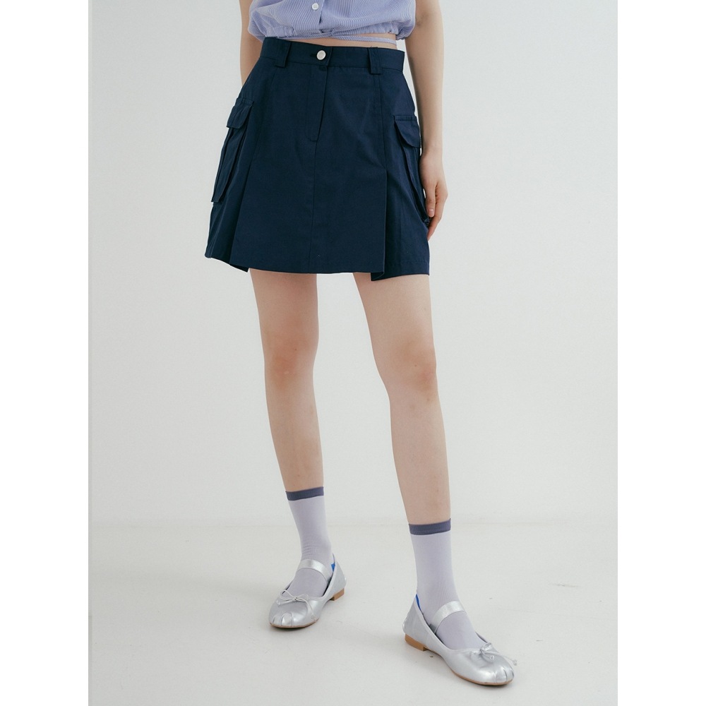 REORG TIR カーゴ ミニスカート ネイビー