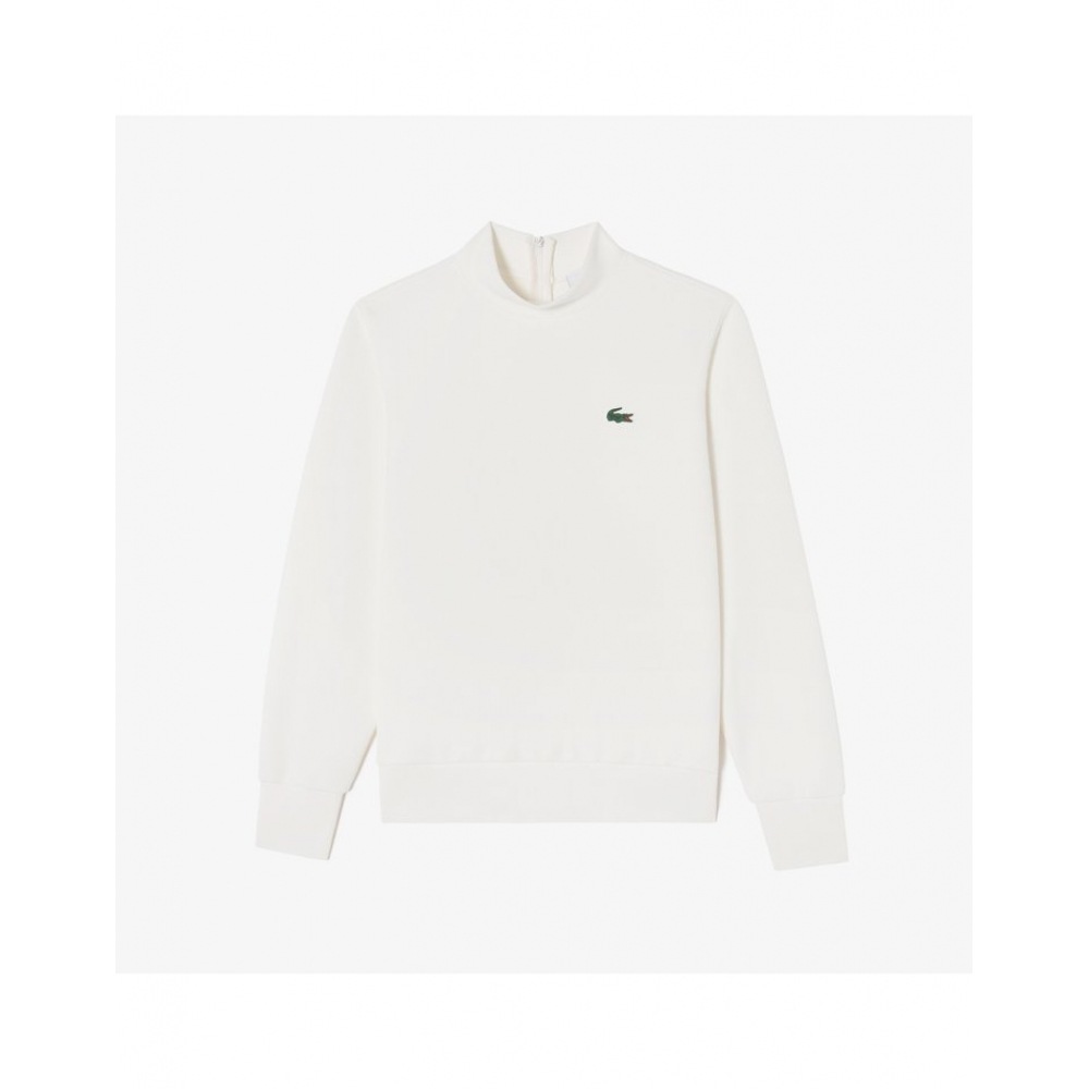 ラコステレディースハーフハイネックスウェットシャツ SF802E-54N 70V