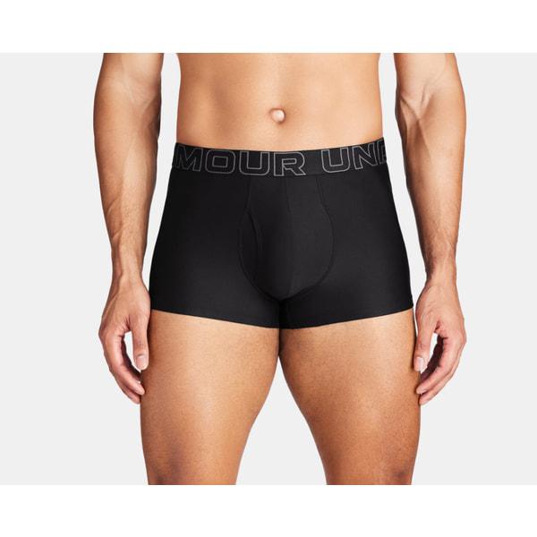 1387418 -001 ブラック 男性 UA パフォーマンス Tech 3インチ Boxerjock 機能性下着 スポーツパンツ 3枚入り