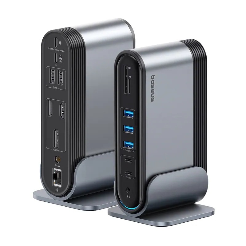 17 in 1 Gen2 USB C HUB デュアル 4 K@60 Hz HDMI 互換 DP USB 3.0 電源アダプター ドッキング ステーションの MacBook Pro M1 M2 17,371円