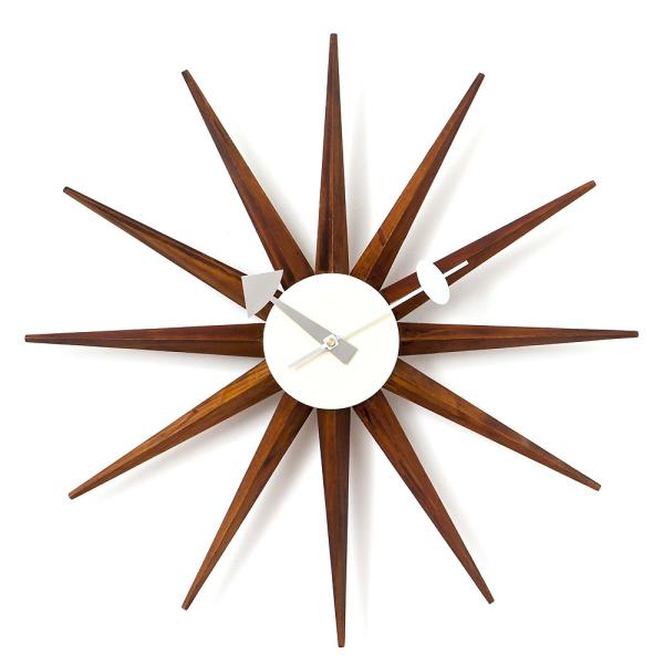 壁掛け時計 掛け時計 時計 壁掛け オシャレ おしゃれ ジェネリック家具 ジョージ・ネルソン サンバーストクロック デザイナーズ