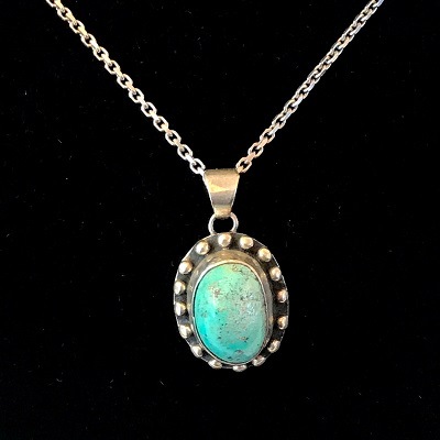 手作りシルバーターコイズストーン　5.8g