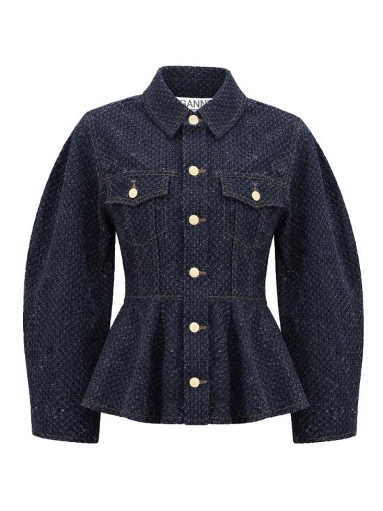 GANNI Women Jackets A1010077 077 DENIM