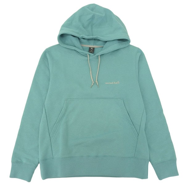 モンベル パーカー フーディ メンズ レディース コットン カンガルーポケット UVカット M ブルー COTTON HOODIE RM2104648LBL mont-bell