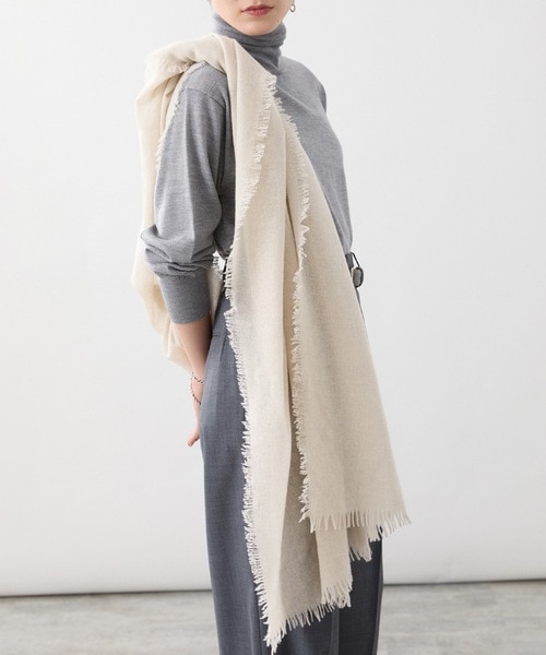 [最安値挑戦]ストール （アソースメレ） カシミヤマイクロバスケットストール レディース