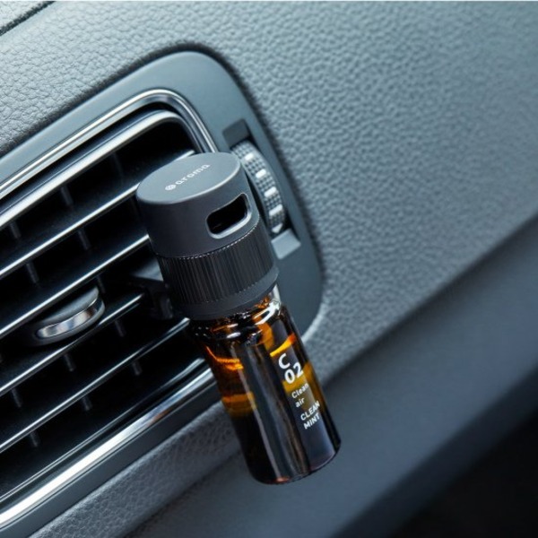 アットアロマ 車用ディフューザー ドライブタイムクリップ オイルセット（B02 フラワーオレンジ）