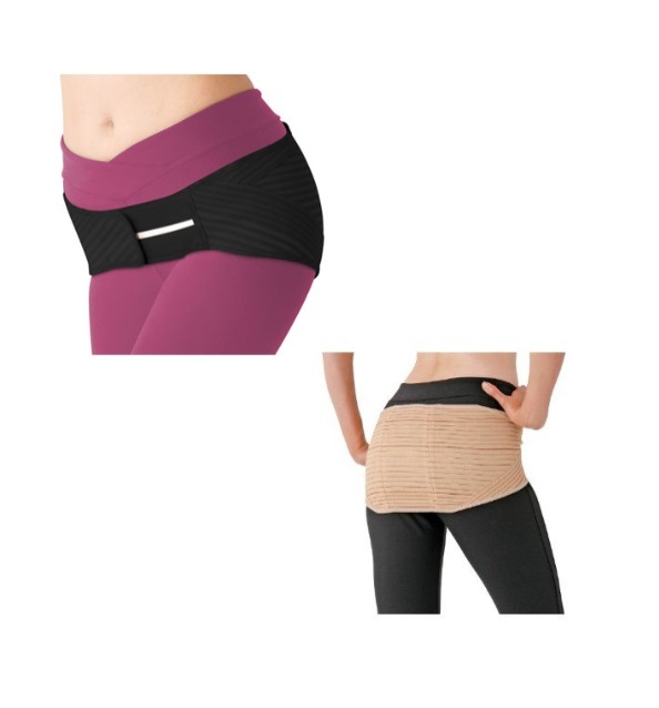 股関節サポート バランサーバンド 1枚 ナカイ ベージュ ブラック 股関節 腰 腰痛 コルセット 筋肉 洗濯可 男女兼用