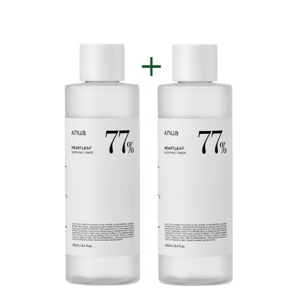 【最安値挑戦中】[1+1]ドクダミ77%スージングトナー 250ml トラブル肌 鎮静 大容量拭き取り吸土 4,878円