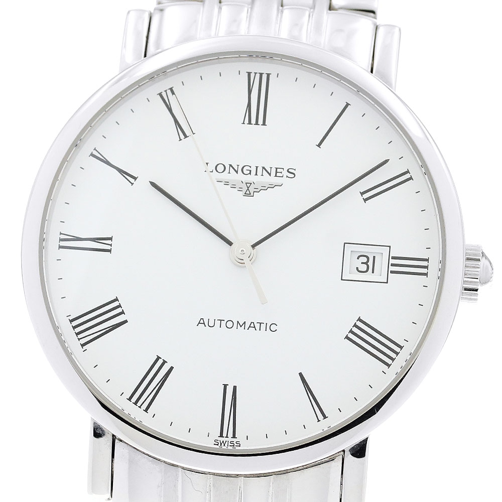 ロンジン LONGINES L4.810.4 エレガントコレクション デイト 自動巻き メンズ 良品 _882034【中古】
