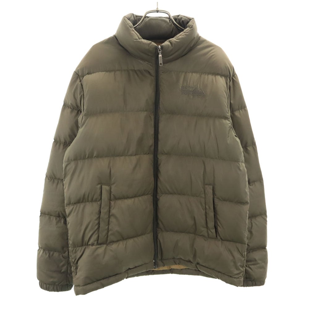 ダウンジャケット L オリーブ系 メンズ