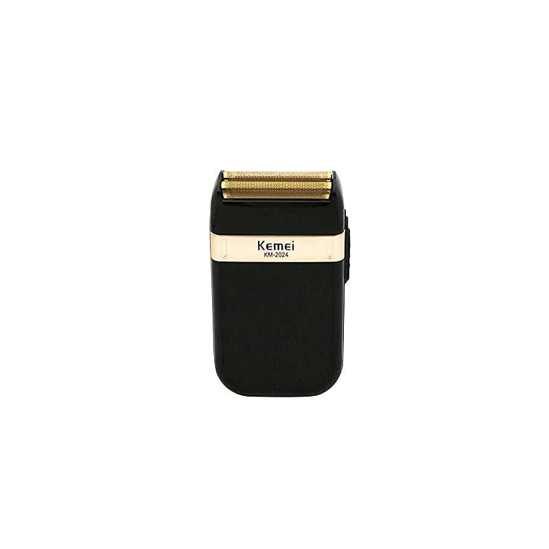 KEMEI 電動シェーバー メンズひげ剃り バリカン 二連密着ブレード 水洗い/お風呂剃り可 コード 5,024円