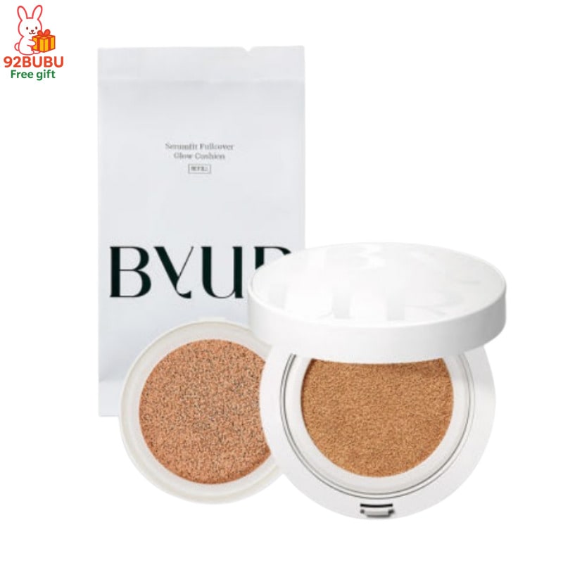 【人気クッション1+1】セラムフィット フルカバー グロウ クッション V15g+リフィル 15g/ロングラスティング/ツヤ肌クッション/インナードライ/素肌/グロウ肌/ヨレにくい/ メイク持ち