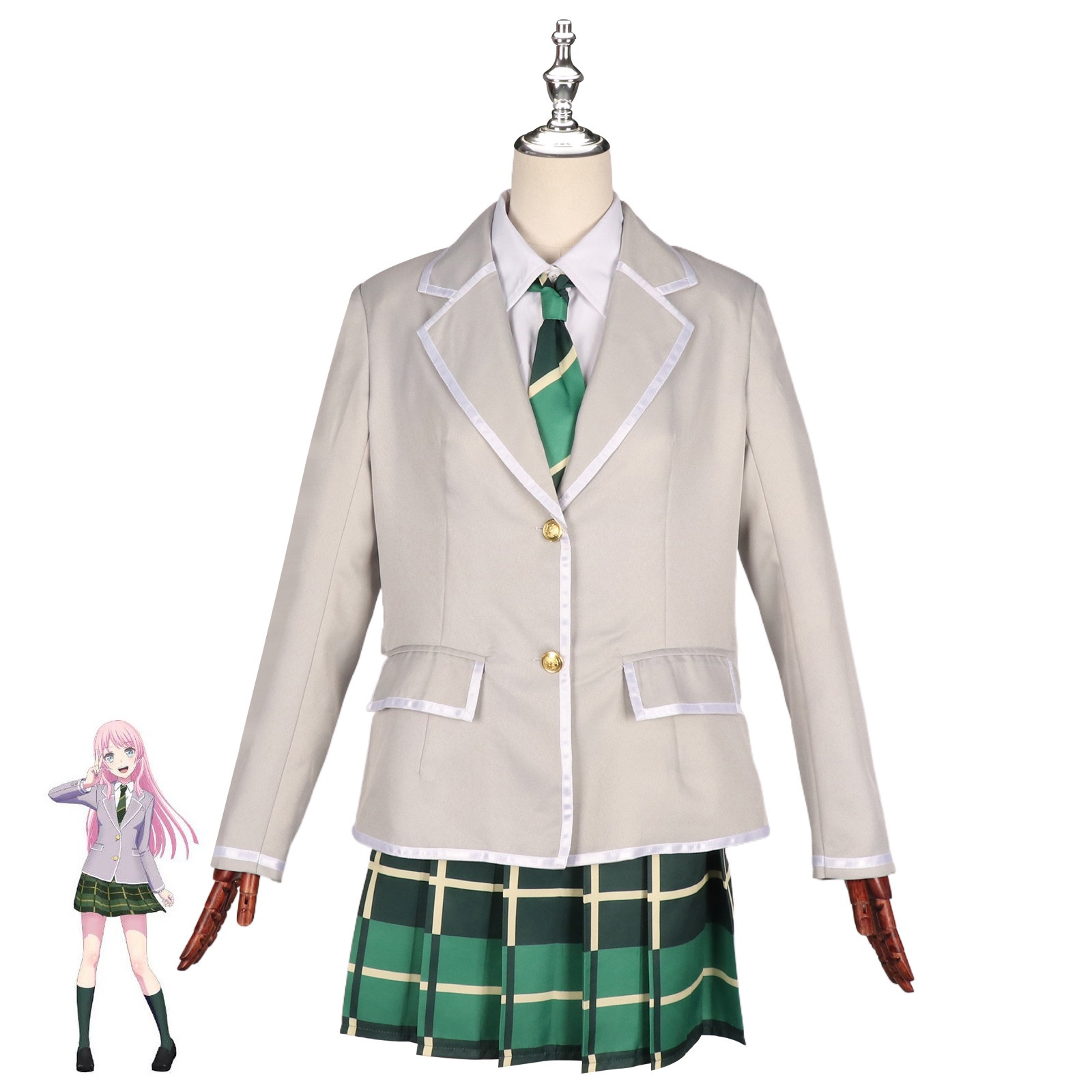 Bang Dream Takamatsu Light Cos Uniform Chiba Aiyin Its Mygo Cosplay Animation Playback Service