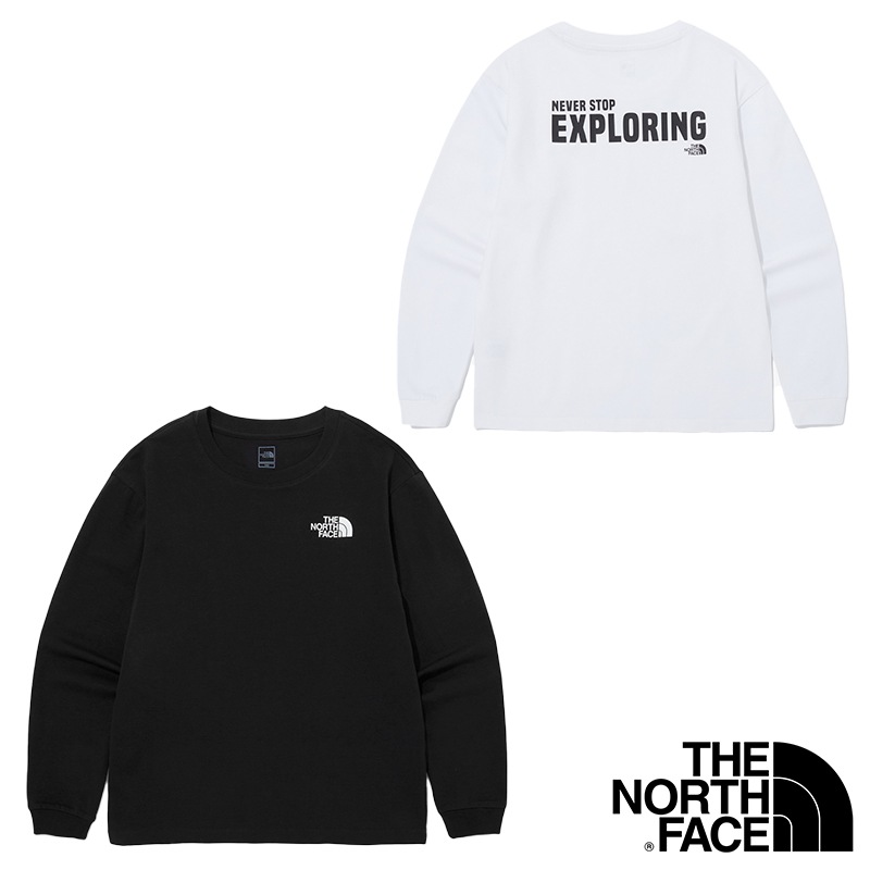 NT7TQ07 KS EXPLORE L/S R/TEE Tシャツ シャツ キッズ 丸襟 ラウンド Uネック 長袖 シンプル ベーシック 綿 コットン 小学生 中学生 女の子 男の子