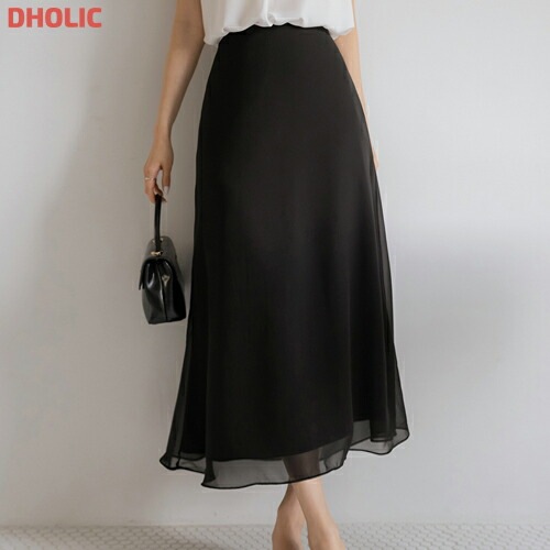 [メガ割りSALE]シフォンロングスカート