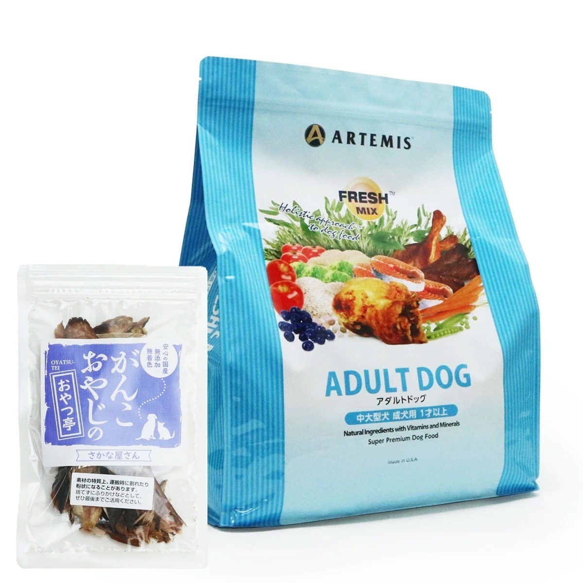 フレッシュミックス ドッグフード アダルトドッグ 13.6Kg【国産無添加さかなのおやつ付き】