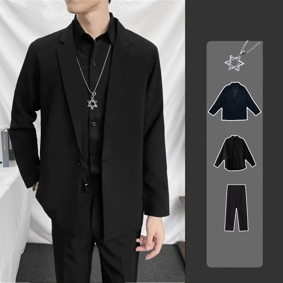 3Tipe超人気ブラックスーツ メンズスーツ 大きいサイズ ジネススーツ 礼服 ビジネス 紳士服3点セット