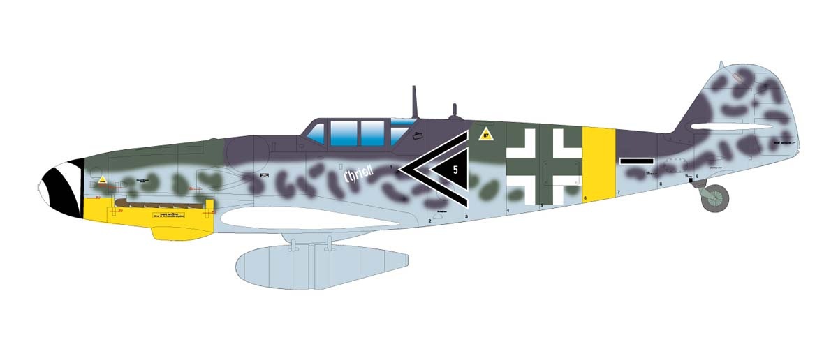 プラッツ 1/48 WW.II ドイツ空軍 メッサーシュミット Bf-109 G-6 第52戦闘航空団【AE-33】 プラモデル プラッツAE-33 メッサーシュミット Bf-109 G-6