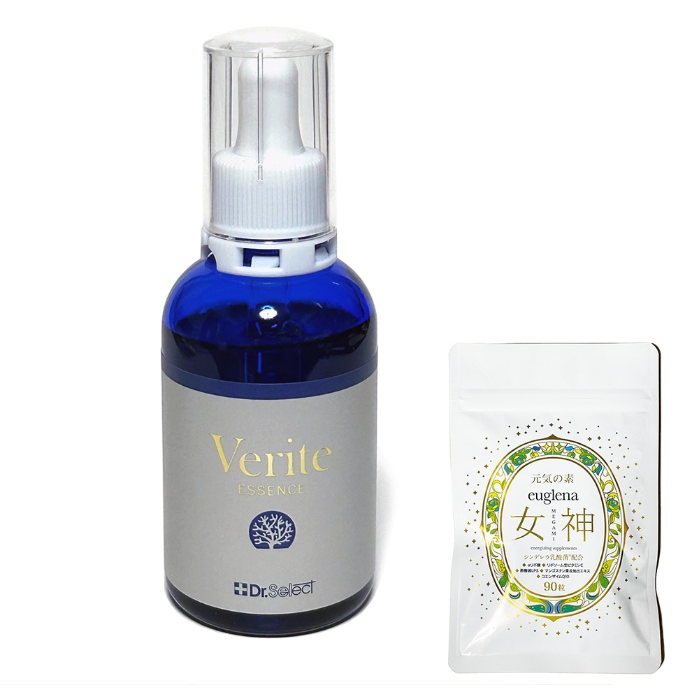お得セットユーグレナ女神90粒＋ヴェリテ フコイダンエッセンス 60ml