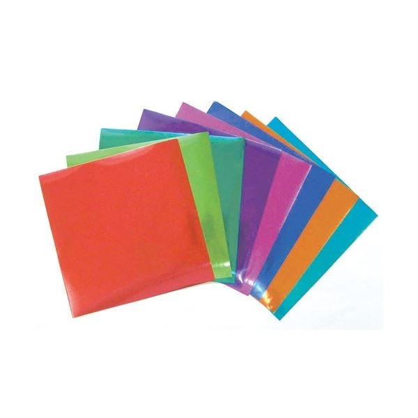 （業務用20セット） クラサワ ホイルカラーおりがみ 100枚 T1567 橙