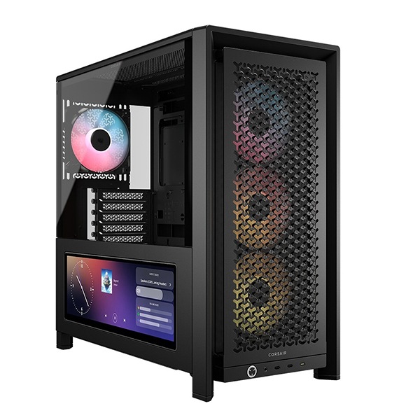 CC-9011326-WW ブラック FRAME 4000D LCD RS ARGB Premium Mid-Tower ミドルタワー PCケース メーカー直送