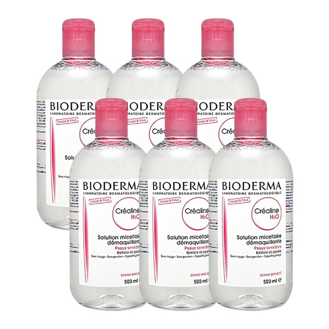 正規品最安値に挑戦ビオデルマ クレアリヌ H2O ソリューションミスレール 500ml6個