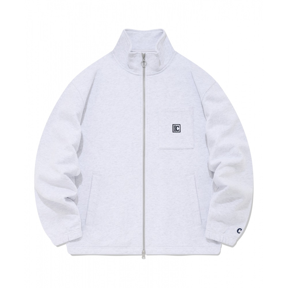 COVERNAT ボックスオーセンティックスタンカラージップアップヘザーグレー 7,687円