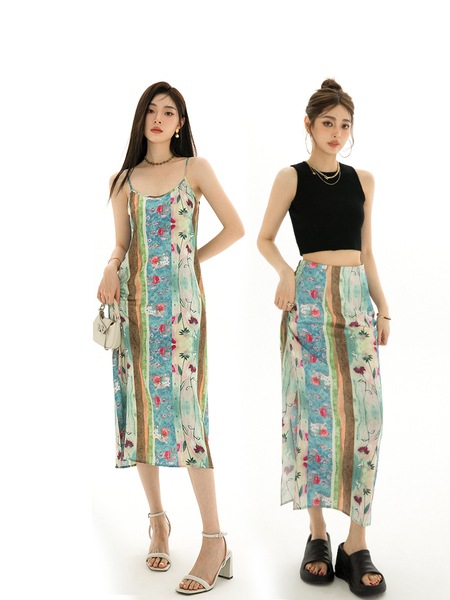 LIERKISS 西双版納レトロサテン