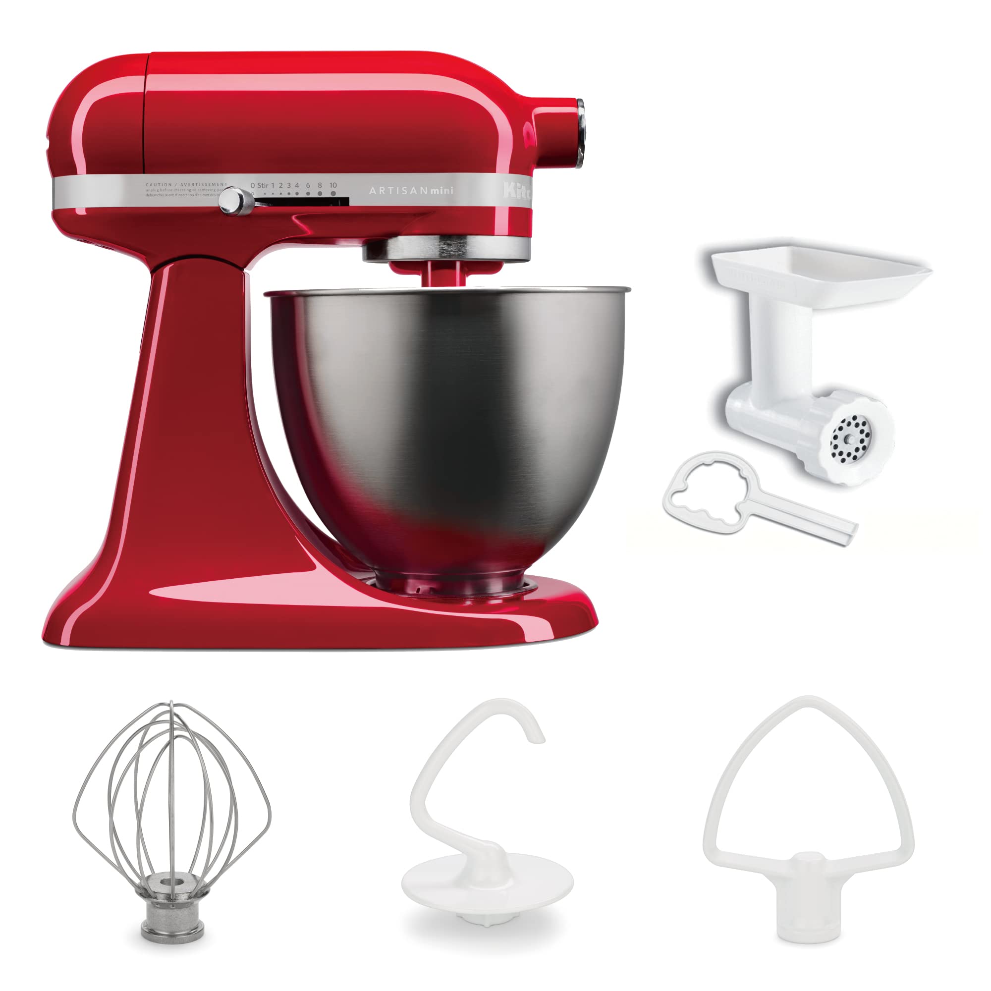 キッチンエイド(Kitchen Aid) KitchenAid 3.5QTスタンドミキサー フードグラインダー特別セット パッションレッドその他