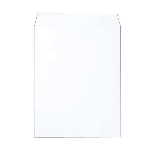 （まとめ）ピース R40再生ケント封筒 角3100g／m2 枠なし ホワイト 業務用パック 677-80 1箱（500枚）3セット