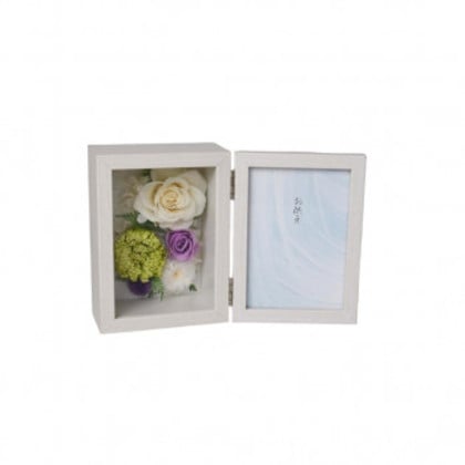 フラワーアレンジ メモリアルフレーム マム F-2563 4,993円