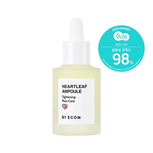 [BY ECOM] heartleaf ampoule 30ml / [バイエコム] ハートリーフアンプル(魚性草毛穴アンプル)30ml