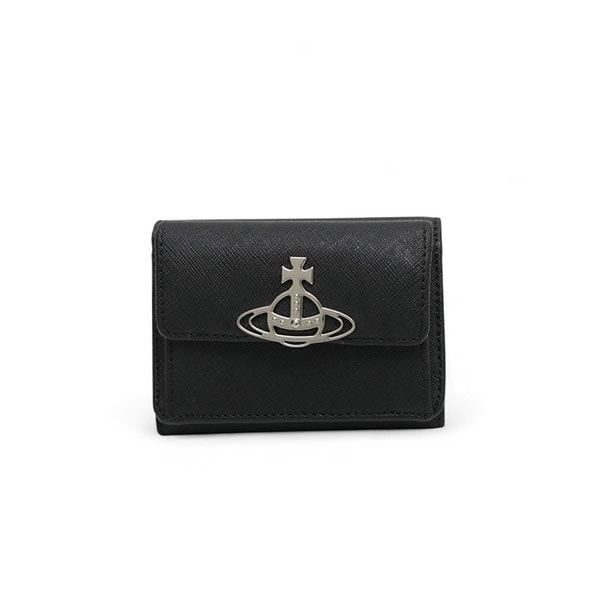 三つ折り財布 折り畳み 3つ折り財布 5115002UW-L001N-N401 レディース ブラック